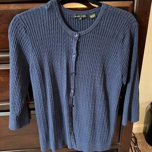 Navy Cardigan. Large.
